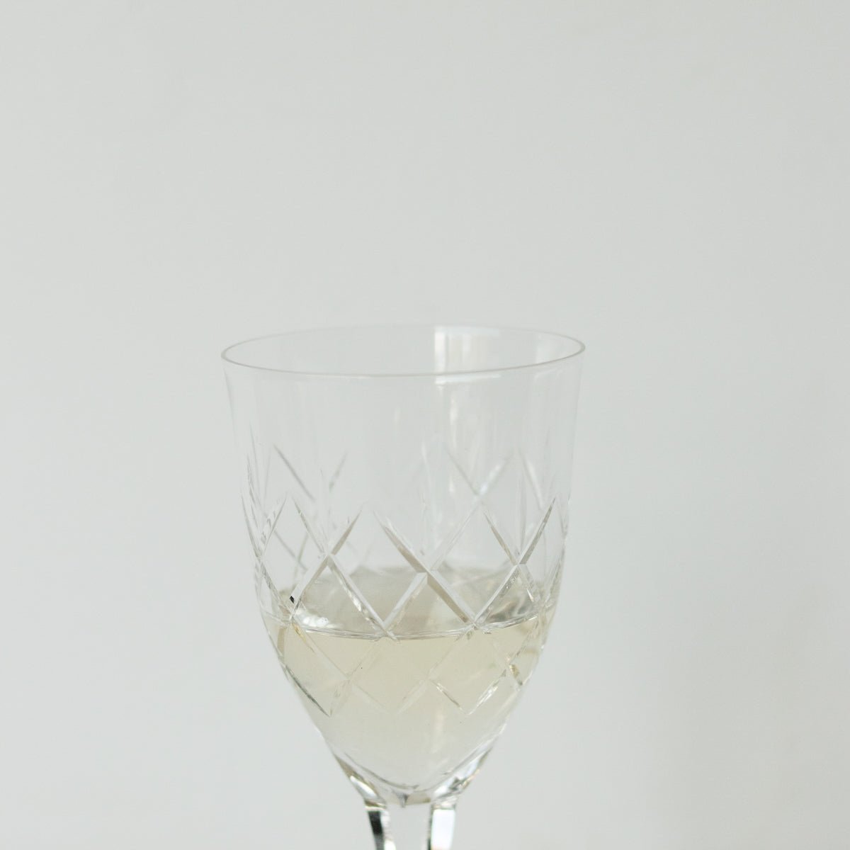 Ensemble de 6 verres à vin en cristal de la Cristallerie Lorraine