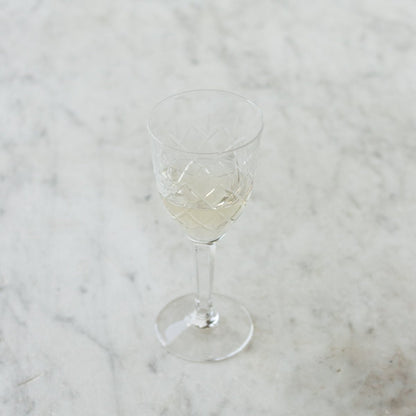 Ensemble de 6 verres à vin en cristal de la Cristallerie Lorraine