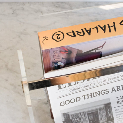 David Lange pour Porte-revues Vintage Roche Bobois