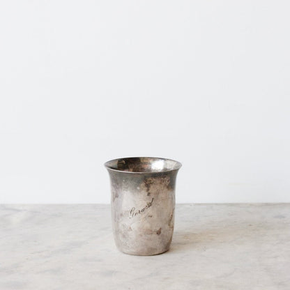 Lot de 5 tasses de baptême gravées