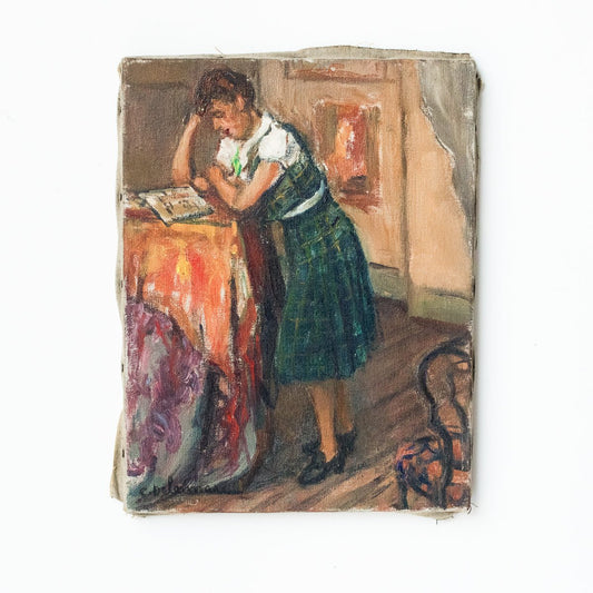 La Lecture Peinture à l'huile