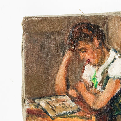 La Lecture Peinture à l'huile