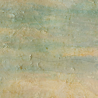 Paysage dans les tons verts, peinture à l'huile