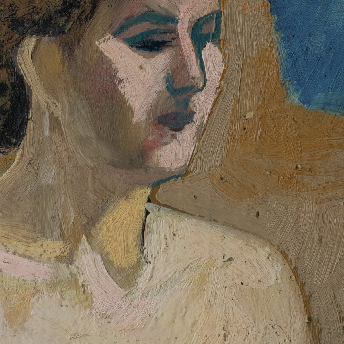 Le Portrait de Catherine Peinture à l’huile nue