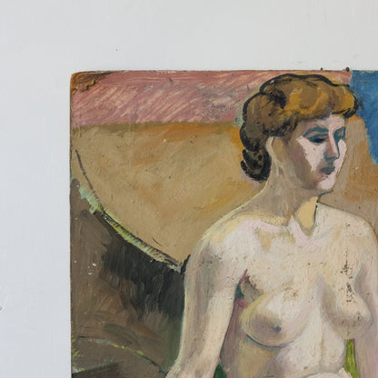 Le Portrait de Catherine Peinture à l’huile nue