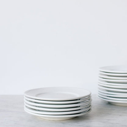 Lot de 8 assiettes en porcelaine de Limoges Bistro