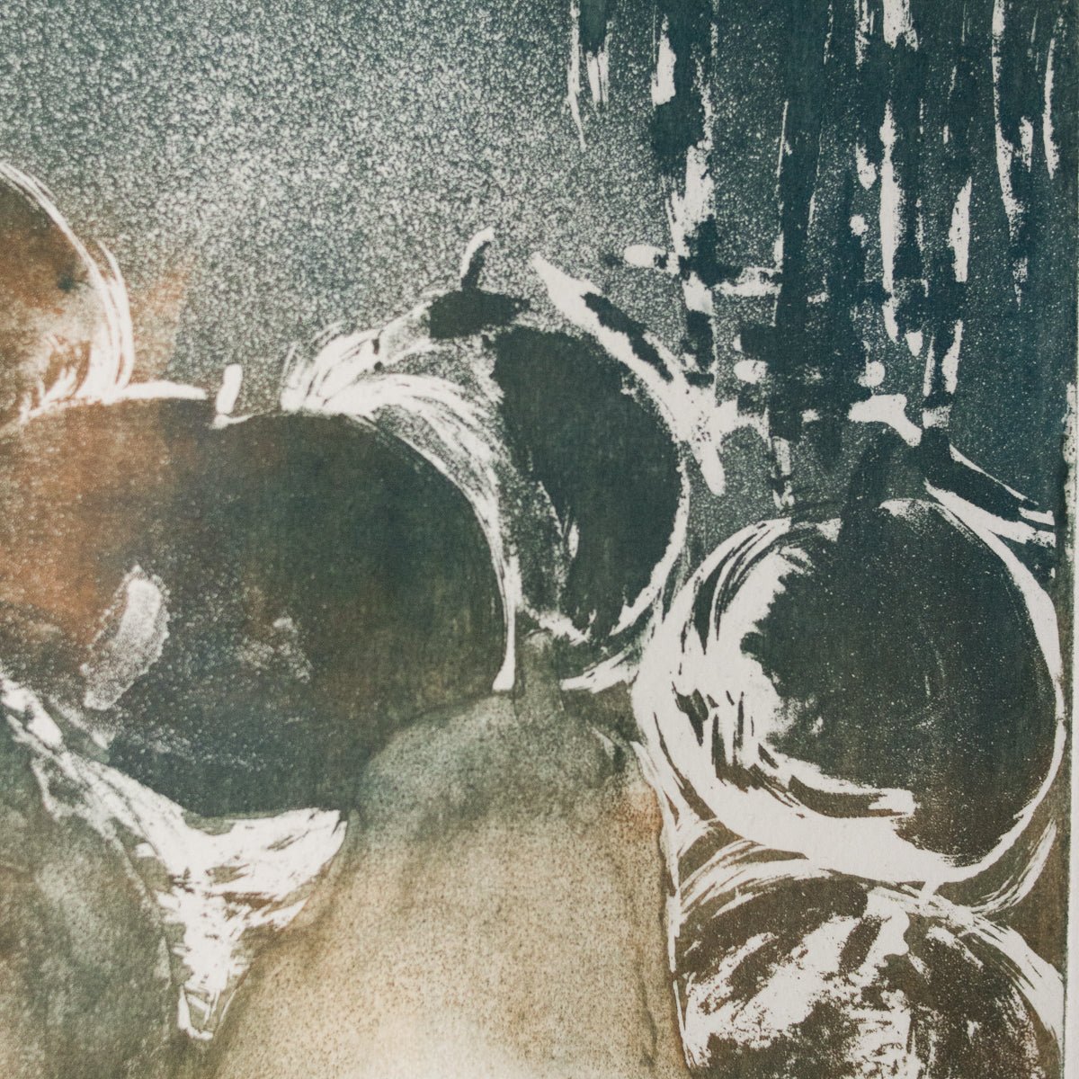 Lithographie avec fruits