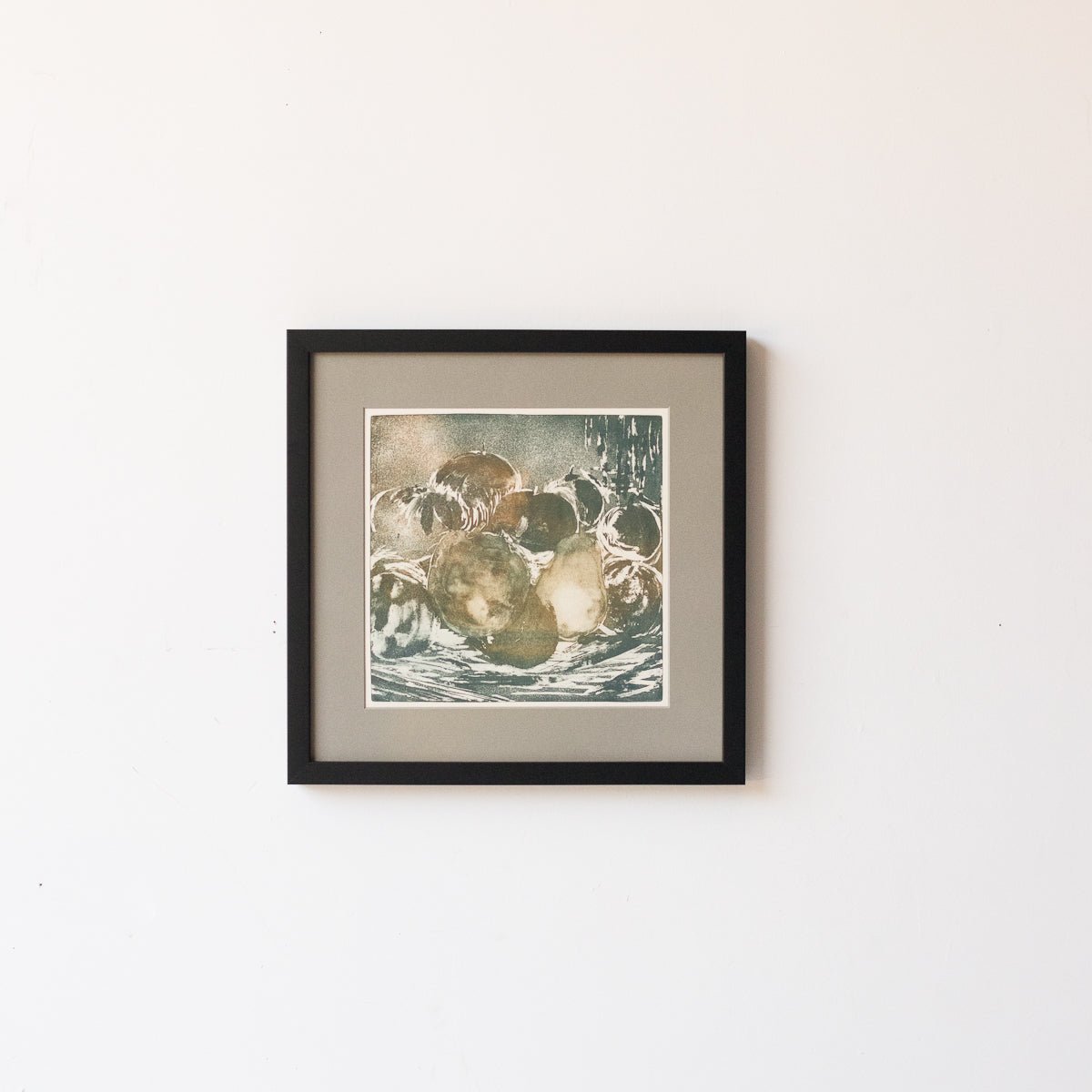 Lithographie avec fruits
