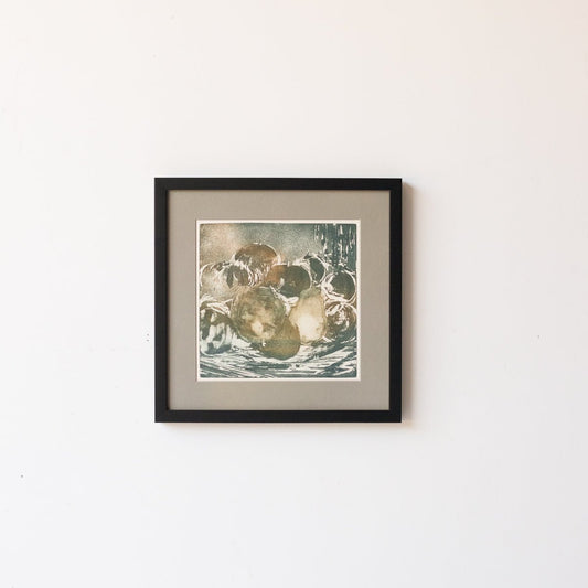 Lithographie avec fruits
