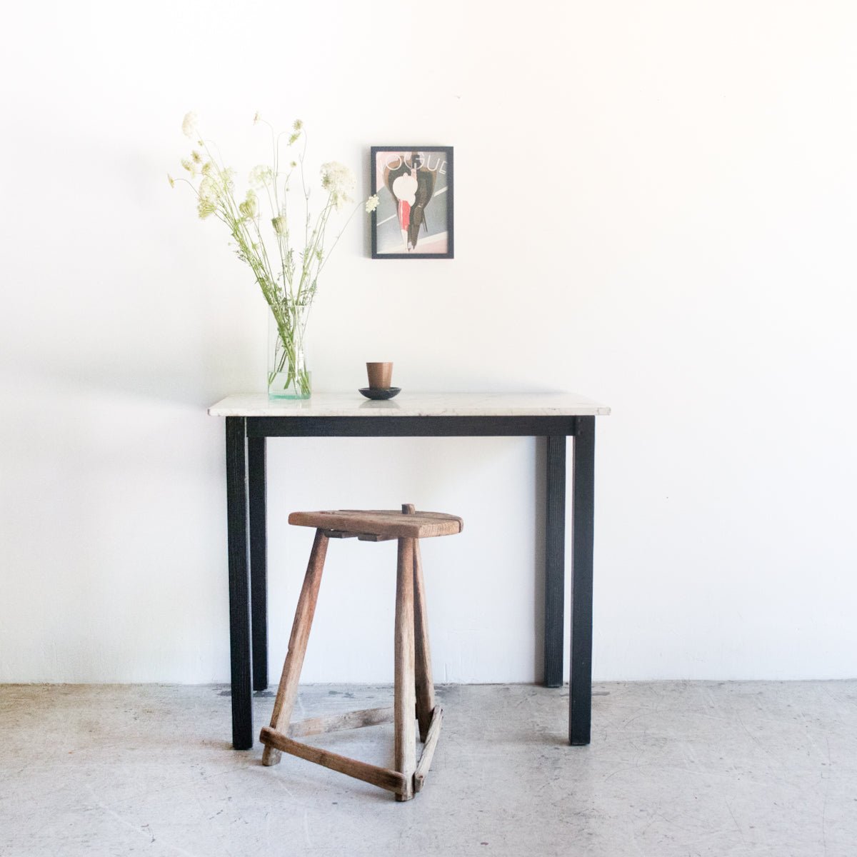 Table d'appoint en marbre | Échantillon de sol
