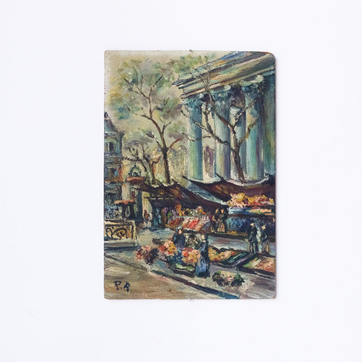 Peinture à l’huile Marché Aux Fleurs