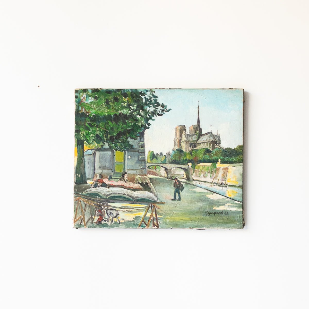 Peinture à l'huile de Notre-Dame de Paris