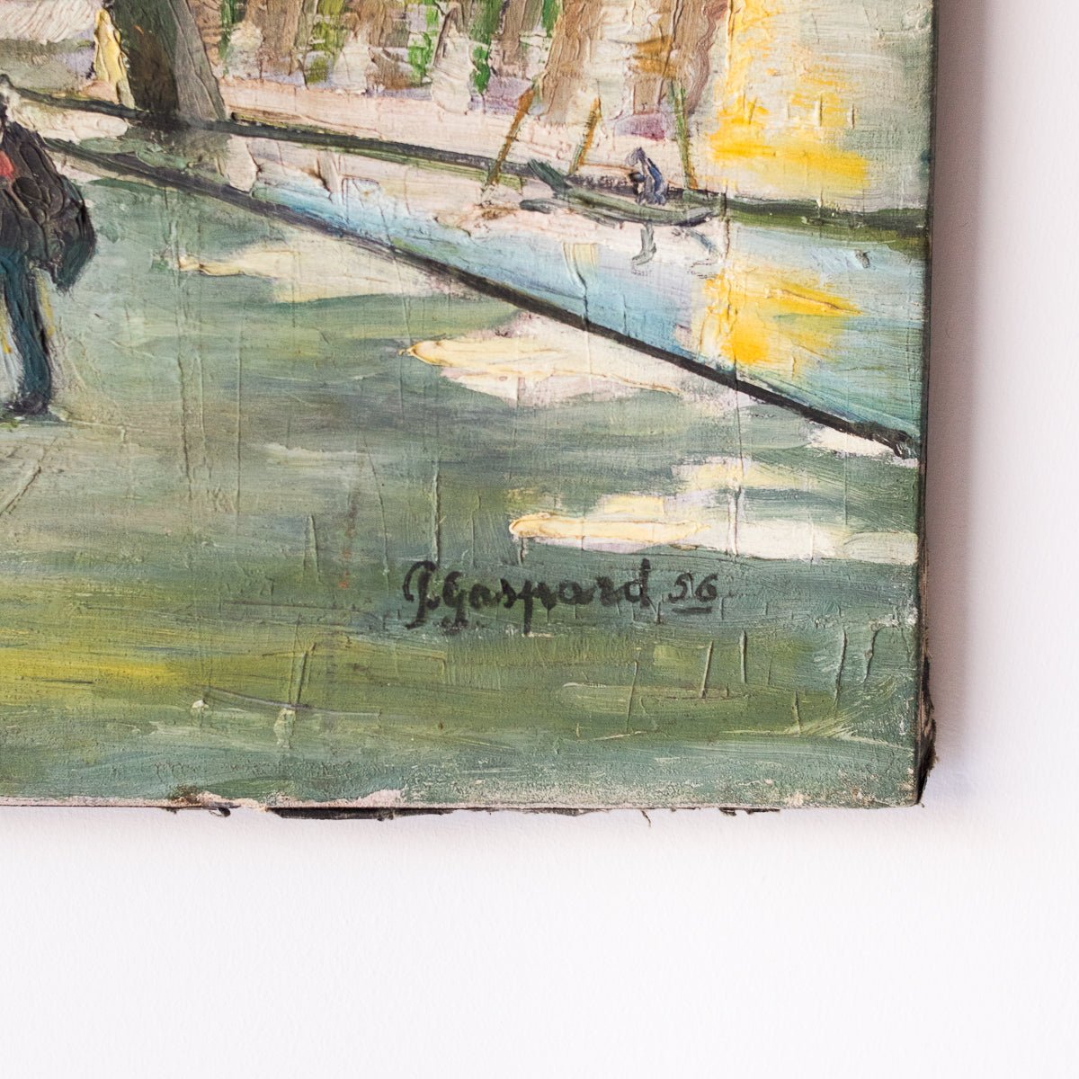 Peinture à l'huile de Notre-Dame de Paris