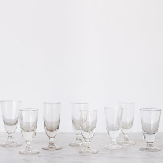 Paire de verres à absinthe anciens