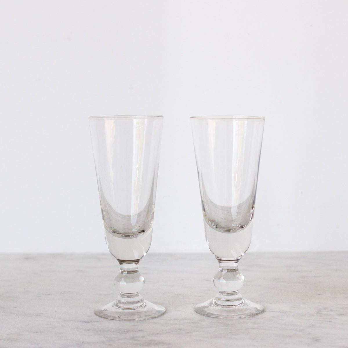 Paire de verres à absinthe anciens