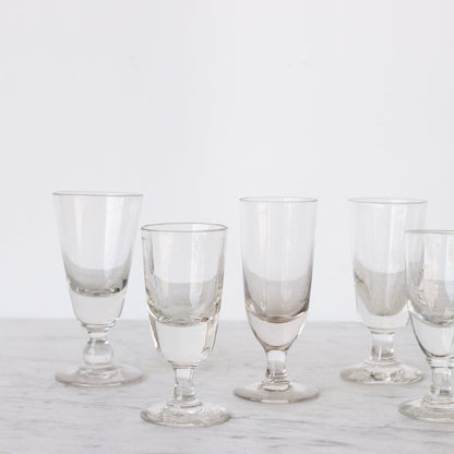 Paire de verres à absinthe anciens