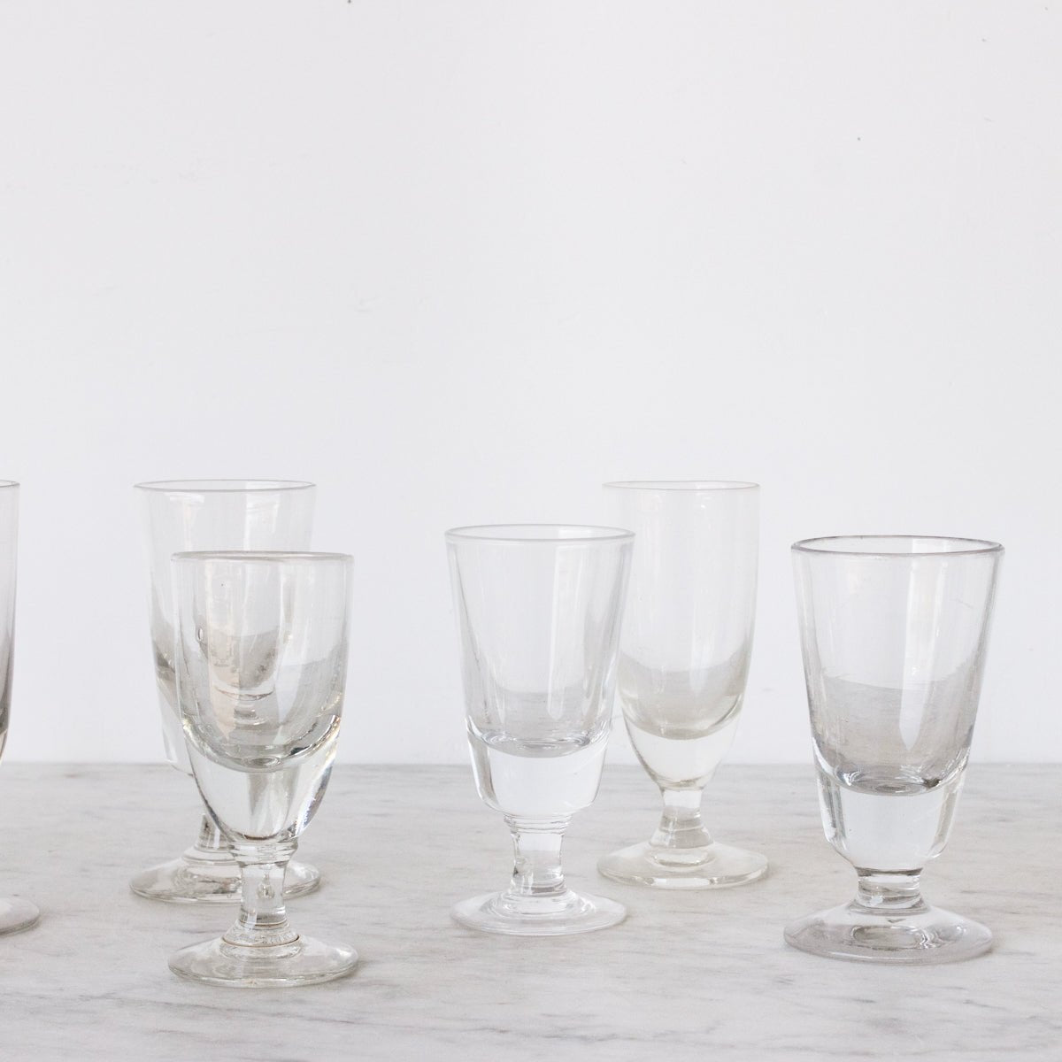 Paire de verres à absinthe anciens