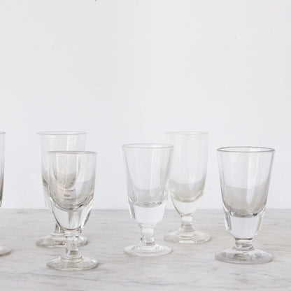 Paire de verres à absinthe anciens