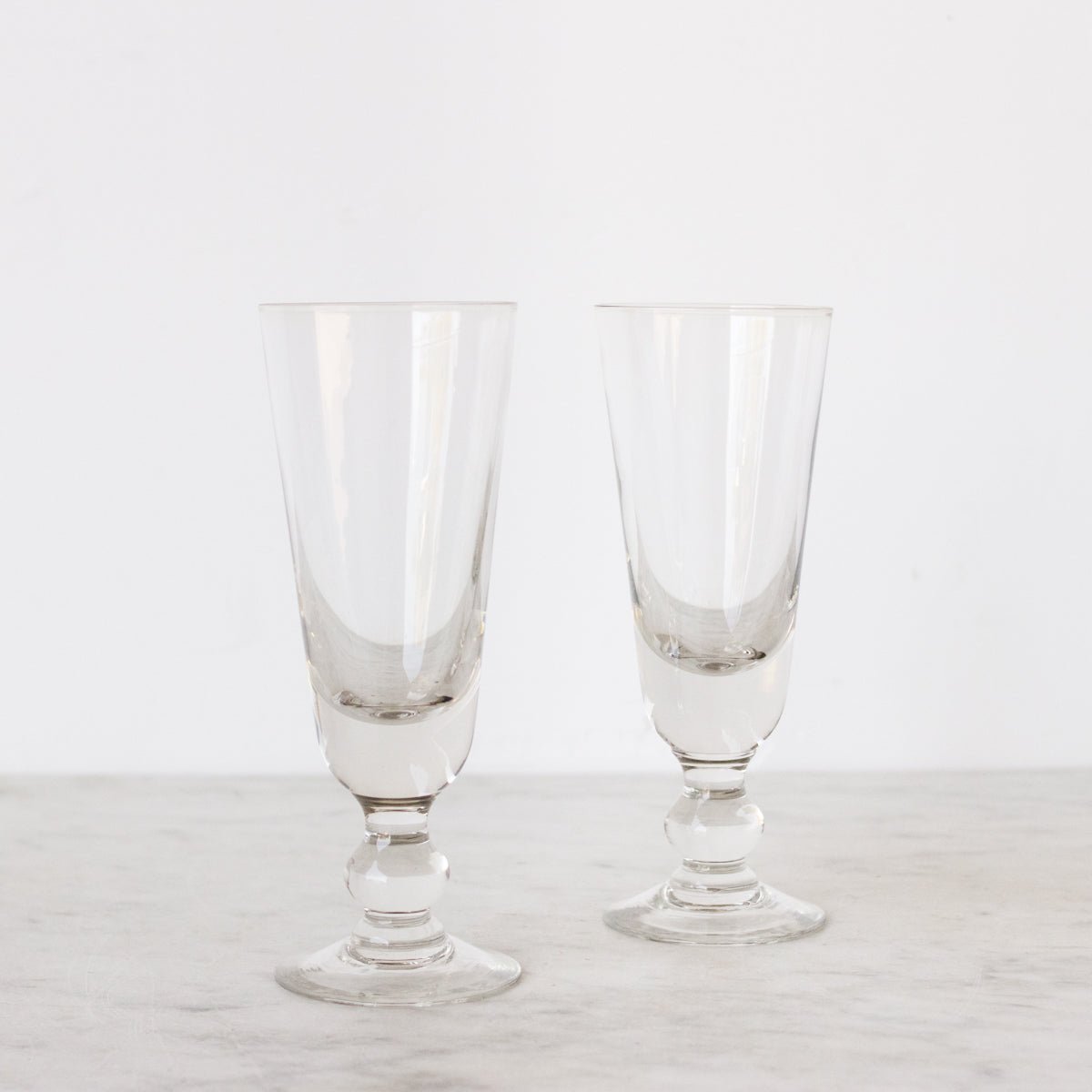 Paire de verres à absinthe anciens