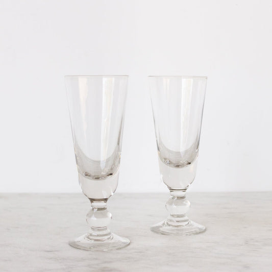 Paire de verres à absinthe anciens