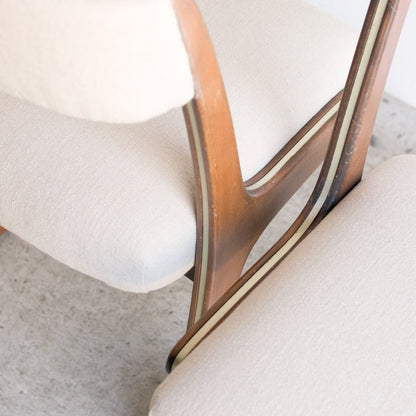 Paire de chaises Baumann Kangaroo