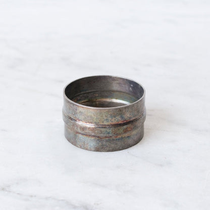 Paire de ronds de serviette en argent