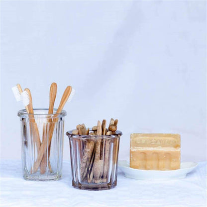 Paire de pots de confiture vintage