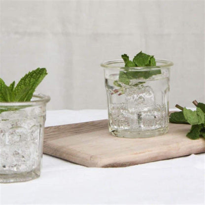 Paire de pots de confiture vintage
