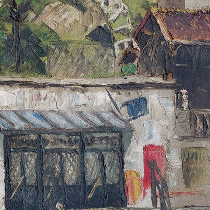 Peinture à l'huile du Moulin Rouge de Paris