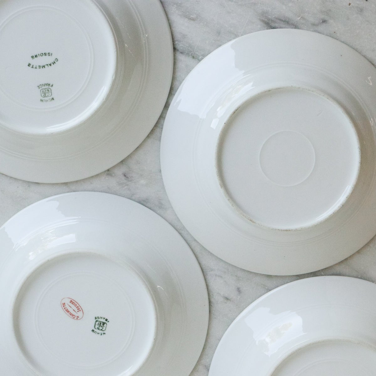 Ensemble de 7 bols en porcelaine de l'hôtel Place Tournadre
