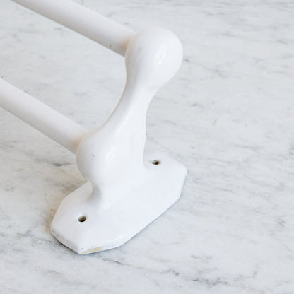 Porte-serviettes double en porcelaine