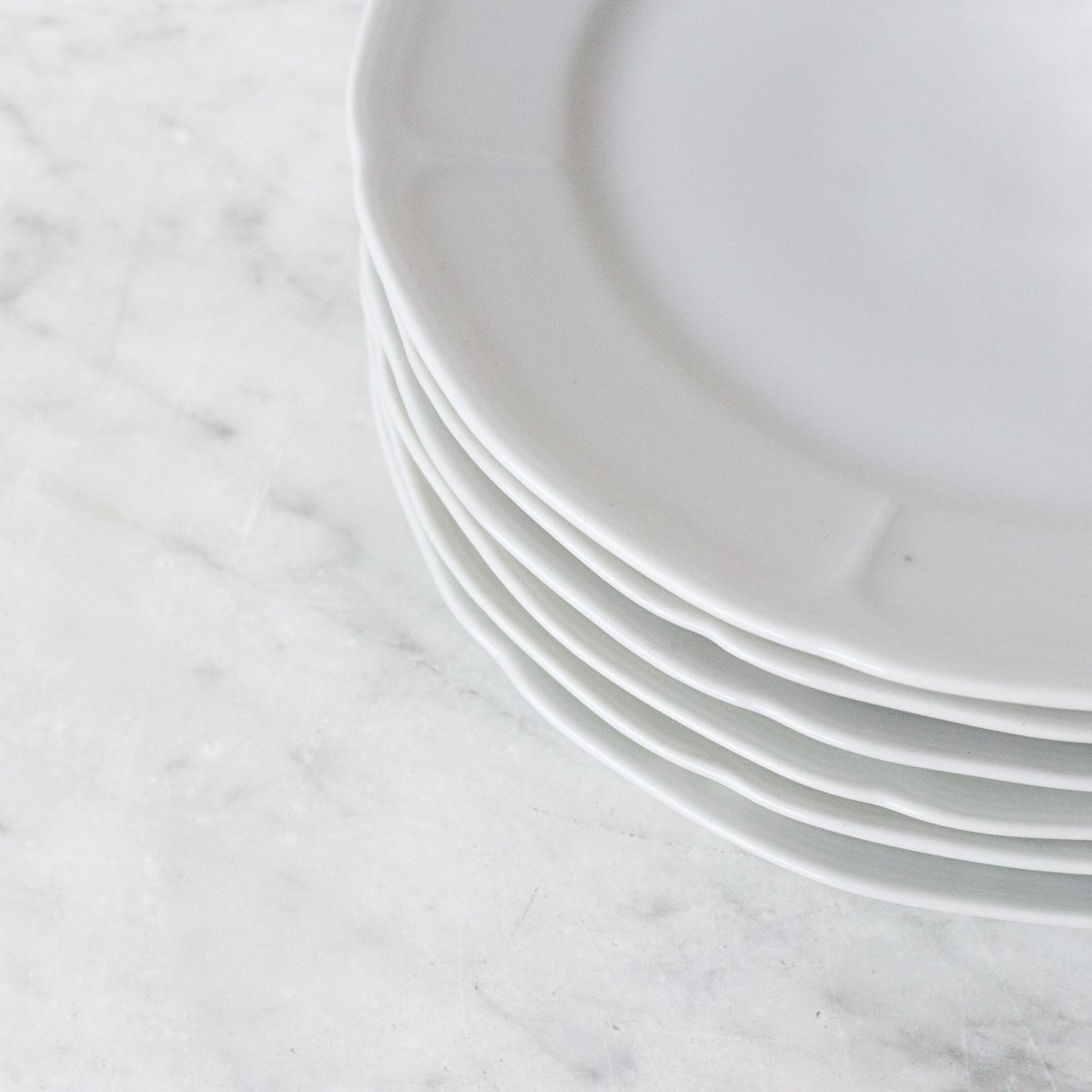 Ensemble de 6 assiettes à salade en porcelaine