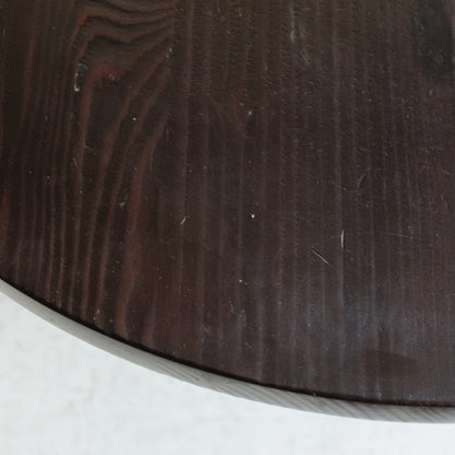 Table de ferme ovale en bois récupéré | Échantillon de sol