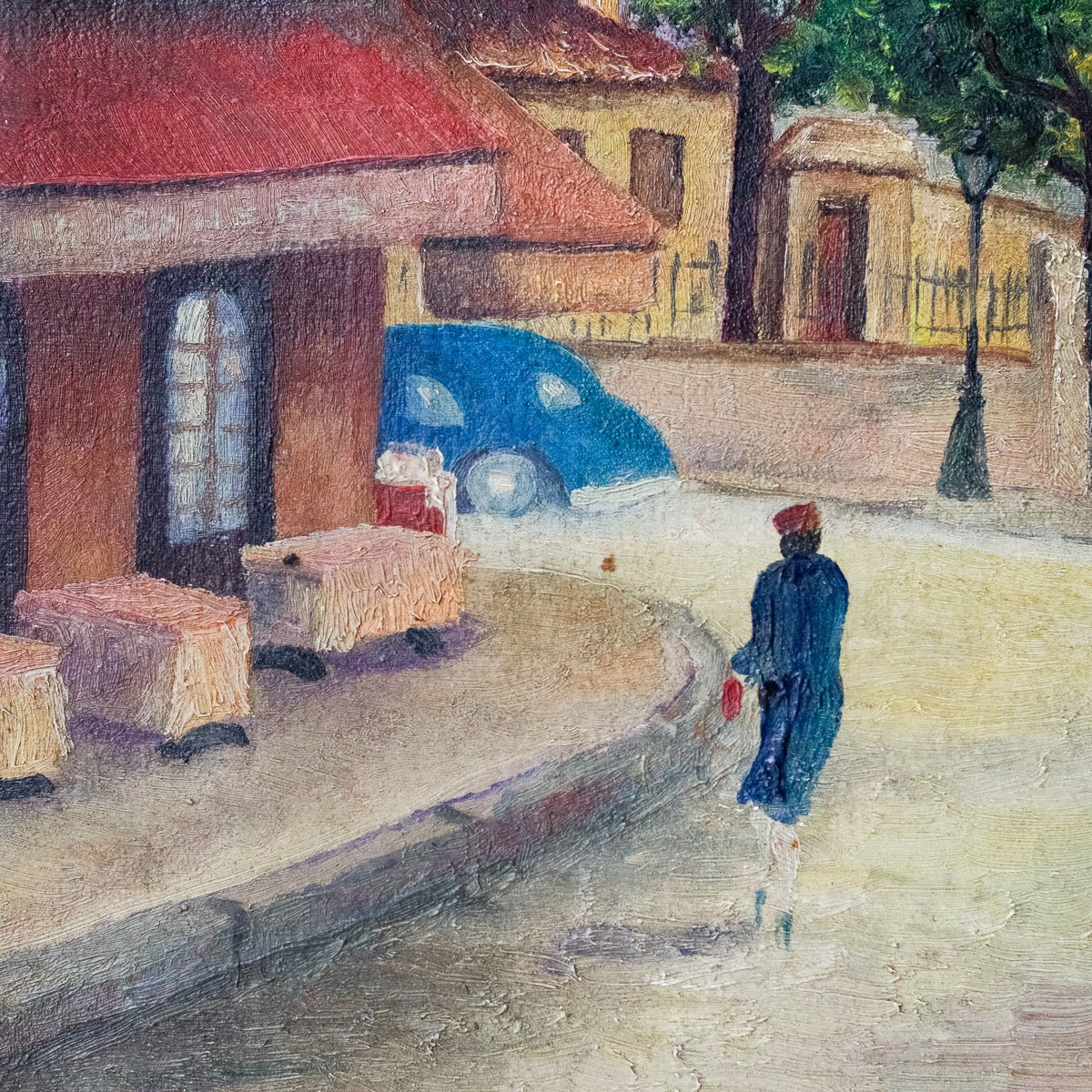 Peinture à l'huile du Sacré Cœur