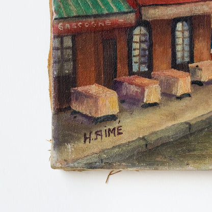Peinture à l'huile du Sacré Cœur