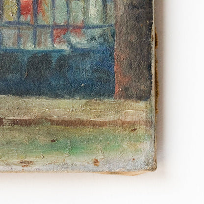 Peinture à l'huile du Sacré Cœur