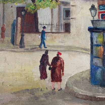 Peinture à l'huile du Sacré Cœur
