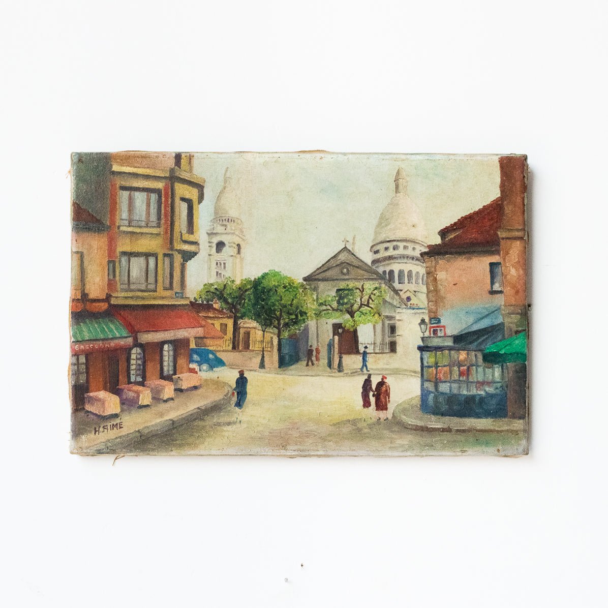 Peinture à l'huile du Sacré Cœur