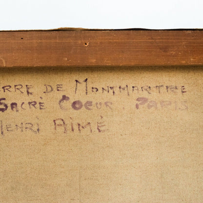 Peinture à l'huile du Sacré Cœur