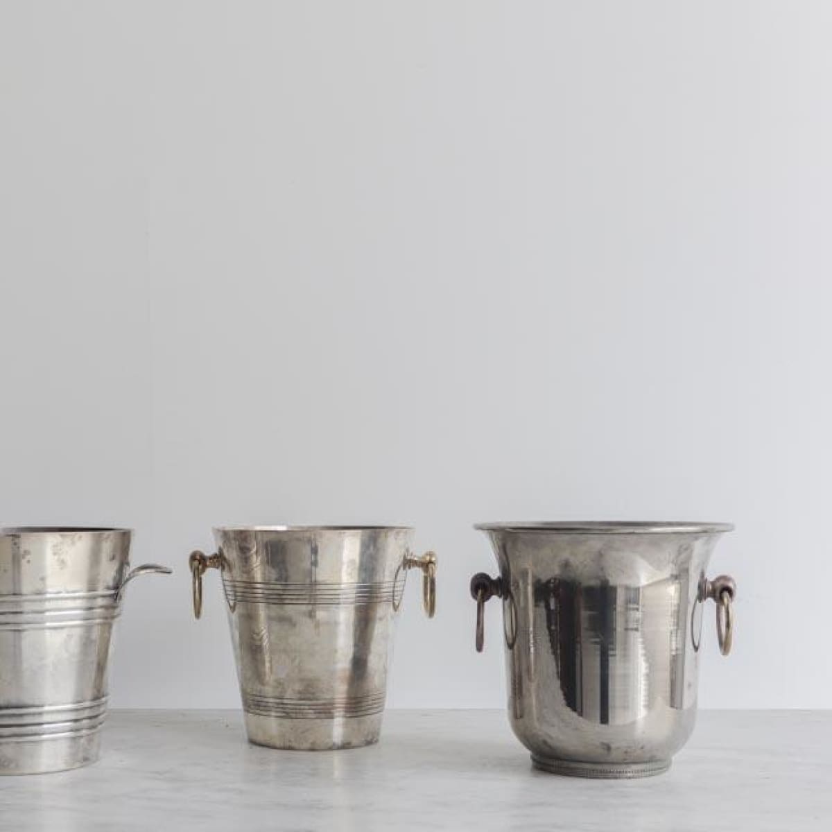 Seau à champagne plaqué argent