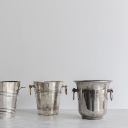 Seau à champagne plaqué argent