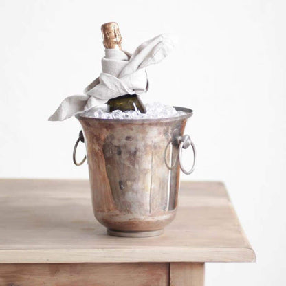 Seau à champagne plaqué argent