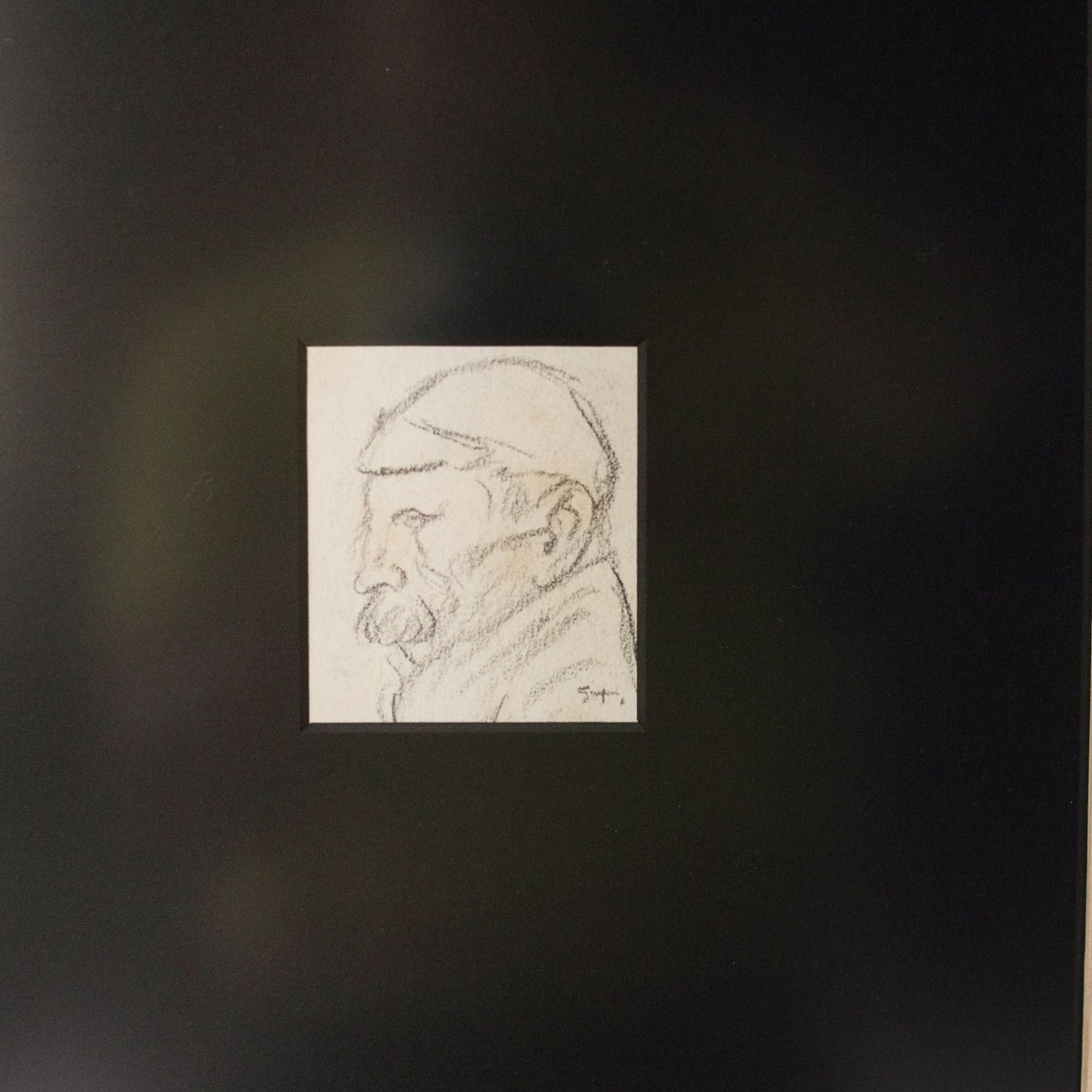 Croquis n° 7 : Portrait d'homme à la casquette | Théophile Steinlen