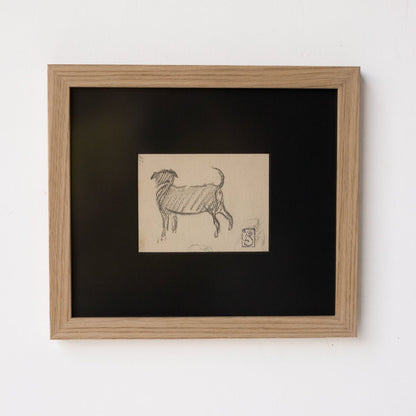 Croquis n° 9 : Portrait d'un petit chien | Théophile Steinlen