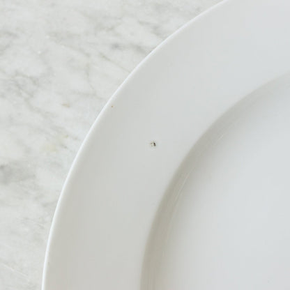 Trio de plats ronds en porcelaine