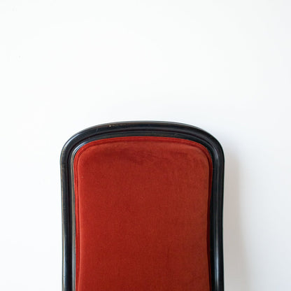 Chaise Napoléon III en velours