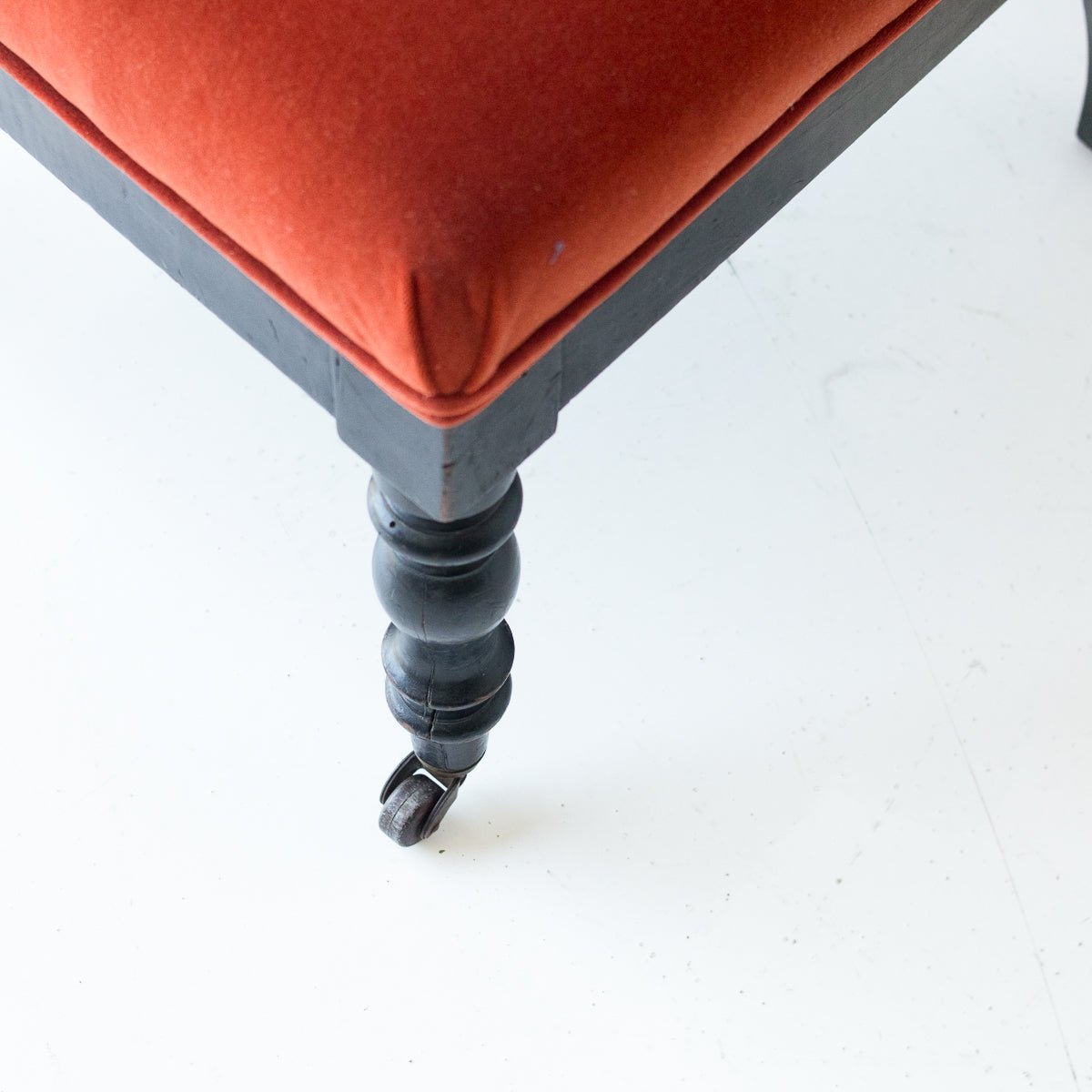 Chaise Napoléon III en velours