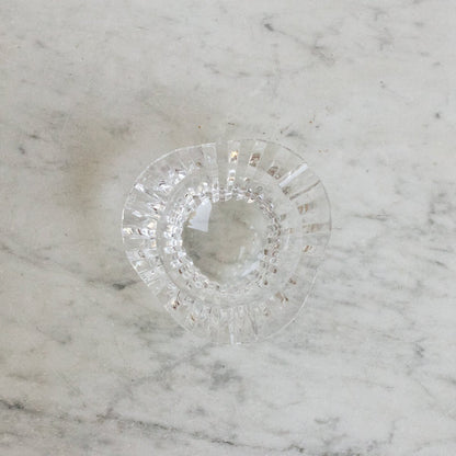 Cendrier vintage en cristal de Baccarat