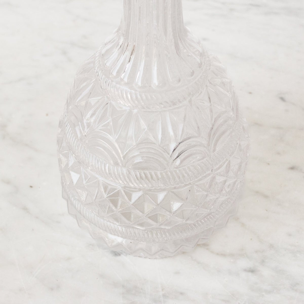 Carafe en verre soufflé vintage