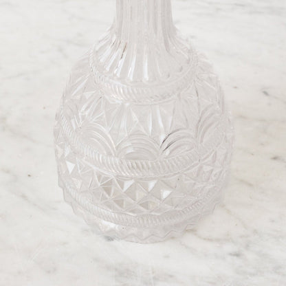 Carafe en verre soufflé vintage